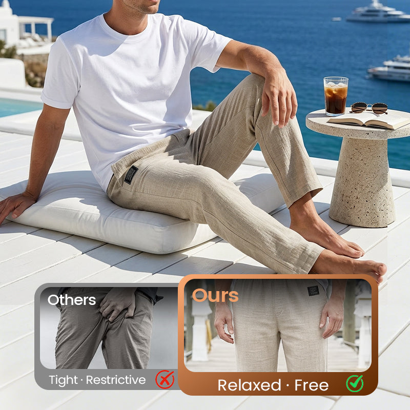 💕LAST DAY SALE 50% OFF!!💕Breathable Straight-Leg Trousers for Men