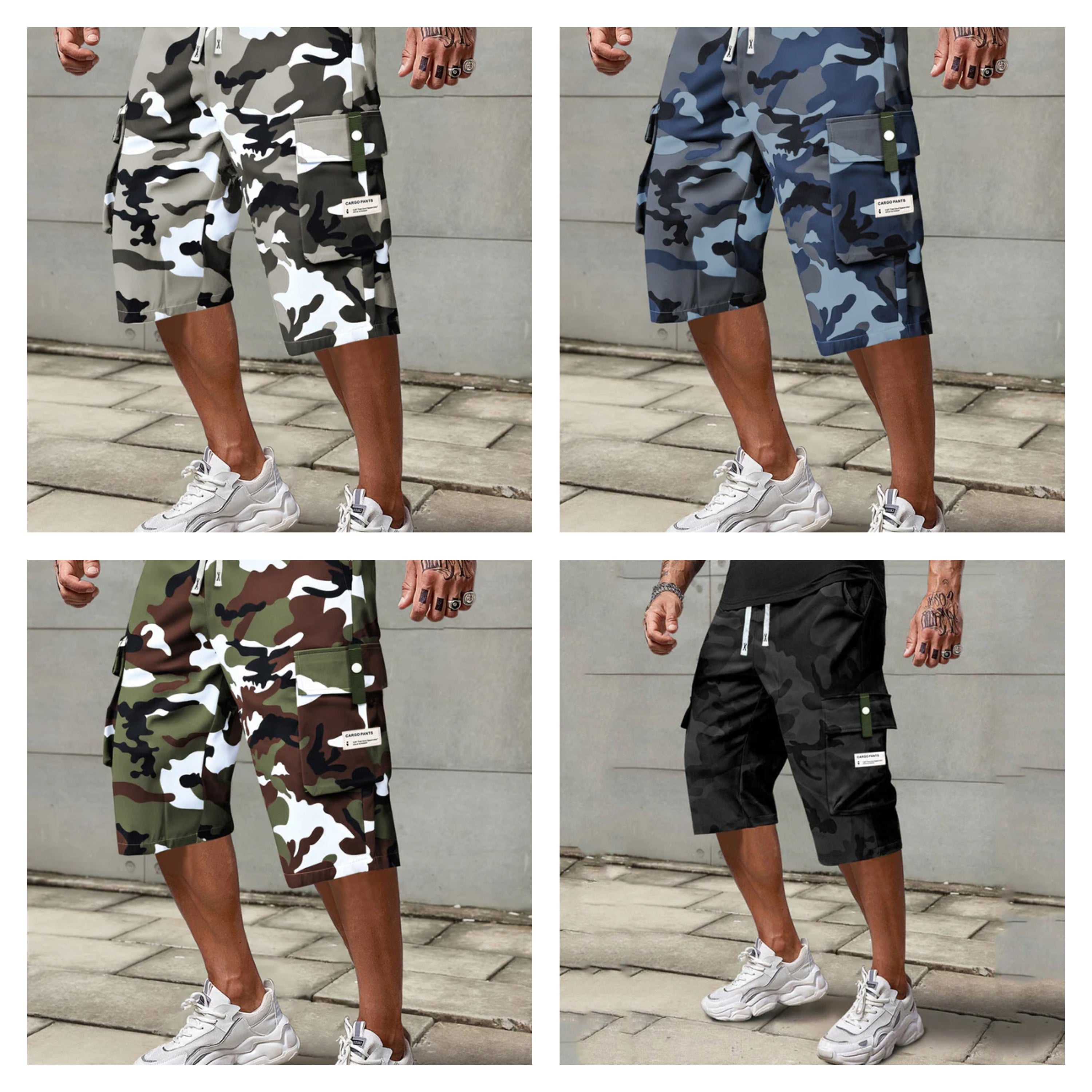 ⏳LAST DAY SALE 50% OFF !!📢Men's Casual Drawstring Capri Cargo Pants-Buy 2 Get Free Shipping Today!