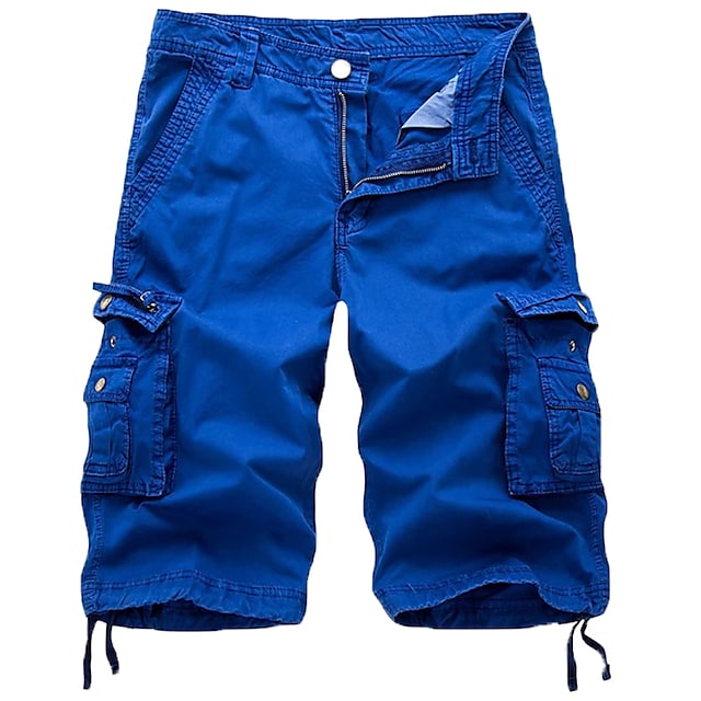 Crestsport Mens Cargo Shorts Multi Pockets Twill Cargo Shorts