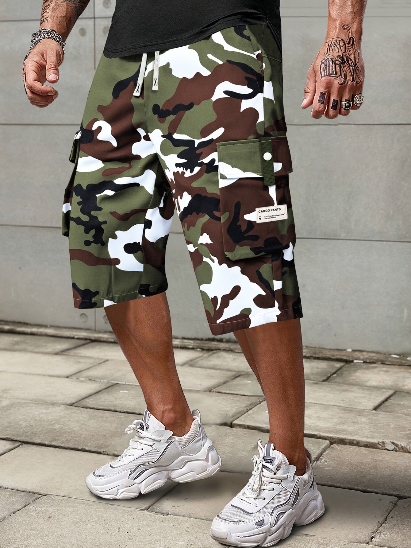 ⏳LAST DAY SALE 50% OFF !!📢Men's Casual Drawstring Capri Cargo Pants-Buy 2 Get Free Shipping Today!