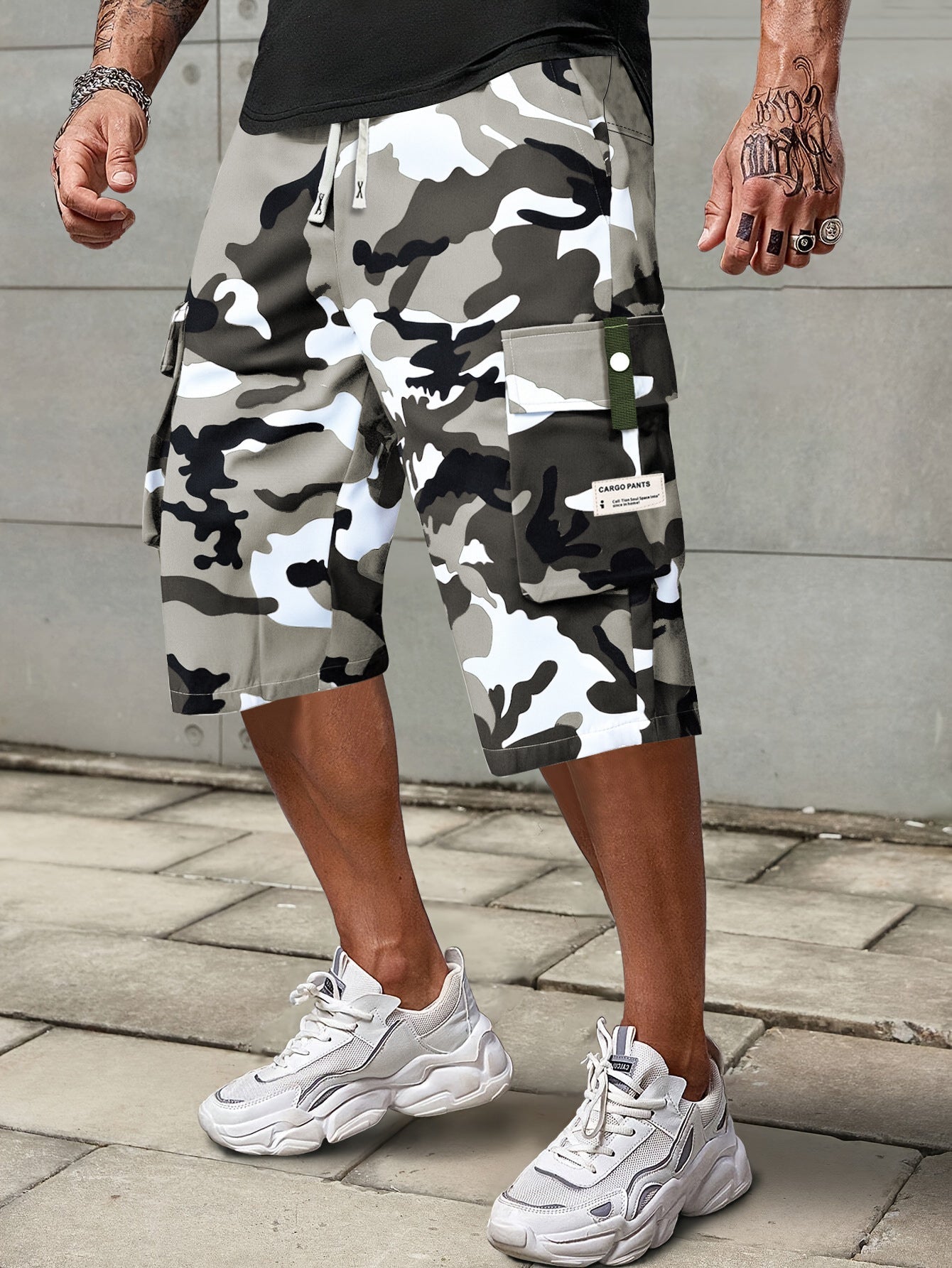 ⏳LAST DAY SALE 50% OFF !!📢Men's Casual Drawstring Capri Cargo Pants-Buy 2 Get Free Shipping Today!