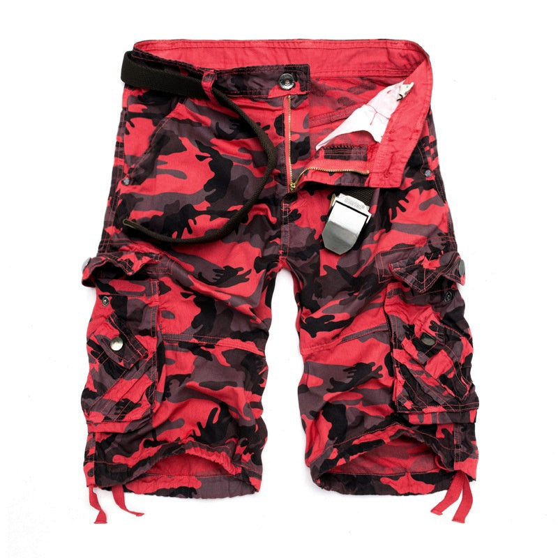 Crestsport Men's outdoor camouflage cargo shorts