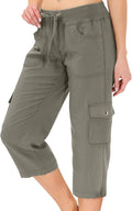 Women's Summer Hiking  Drawstring Lightweight Cargo Pants