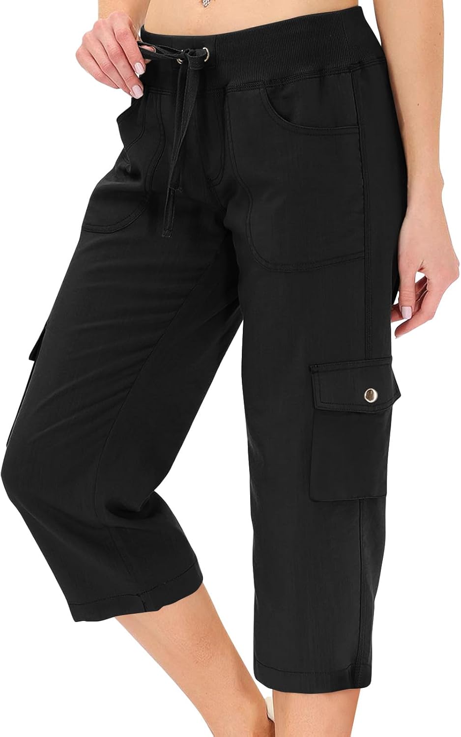Women's Summer Hiking  Drawstring Lightweight Cargo Pants