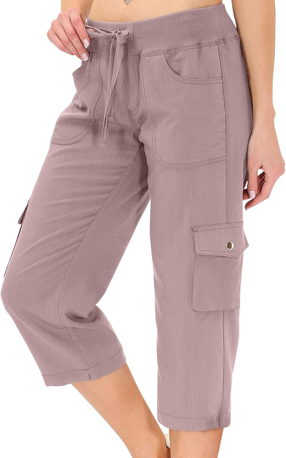 Women's Summer Hiking  Drawstring Lightweight Cargo Pants