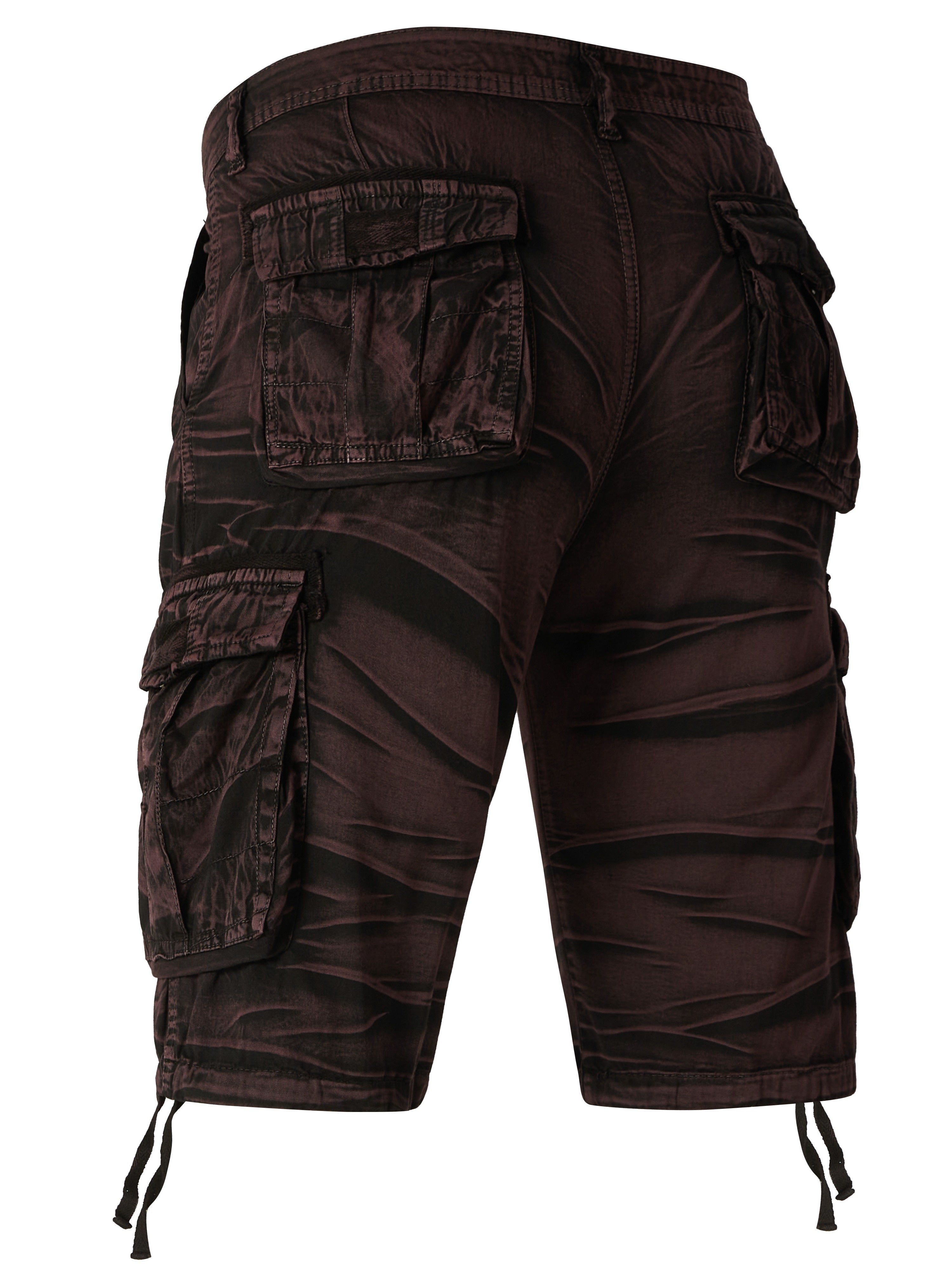 Crestsport Camo Pattern Cotton Cargo Shorts