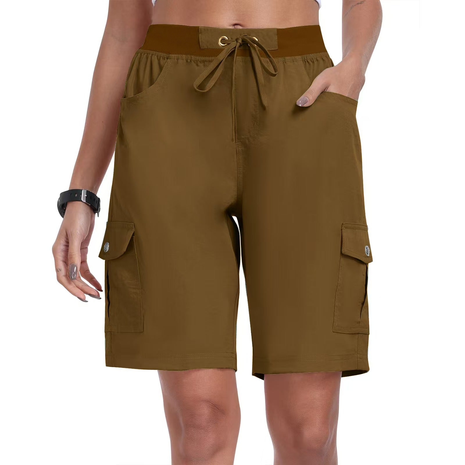 Women's Quick-Dry Cargo Shorts with Pockets