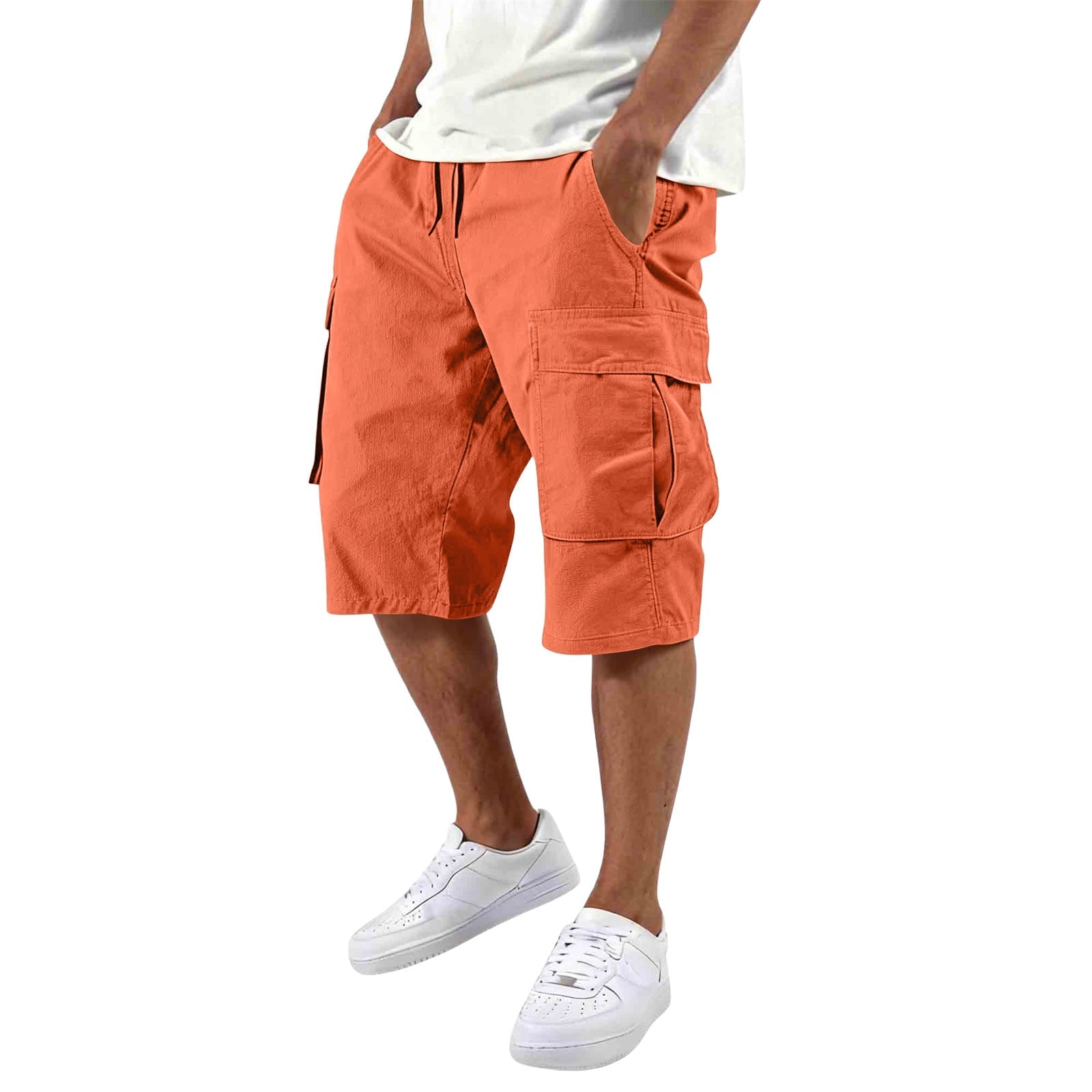 Men’s Multi-Pocket Cargo Shorts – Outdoor Utility & Casual Fit