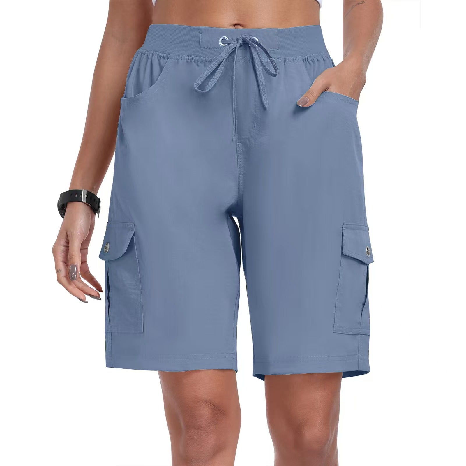 Women's Quick-Dry Cargo Shorts with Pockets