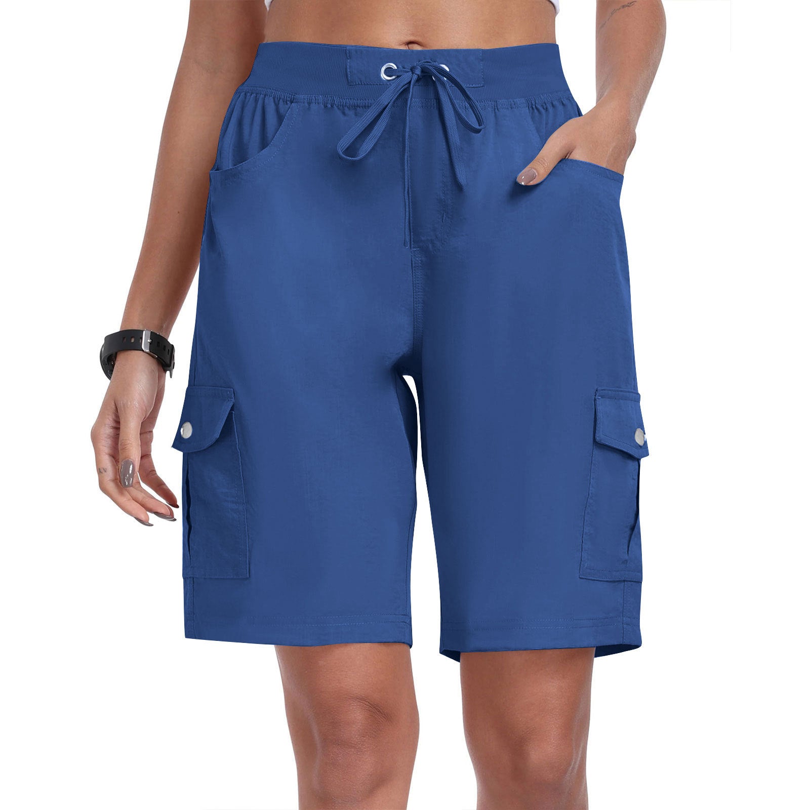 Women's Quick-Dry Cargo Shorts with Pockets