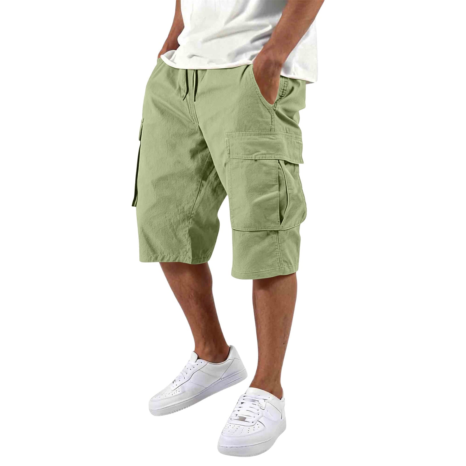 Men’s Multi-Pocket Cargo Shorts – Outdoor Utility & Casual Fit