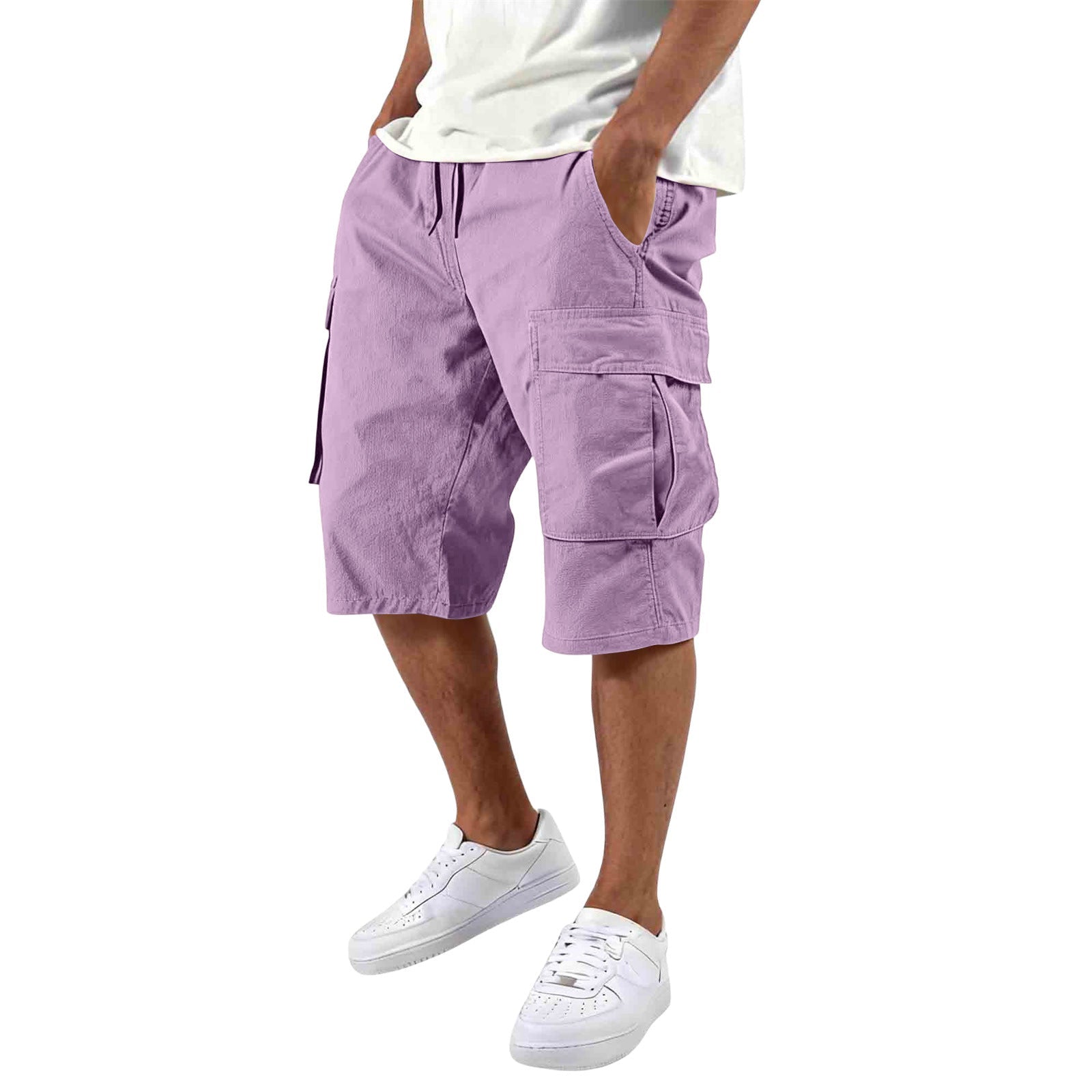 Men’s Multi-Pocket Cargo Shorts – Outdoor Utility & Casual Fit