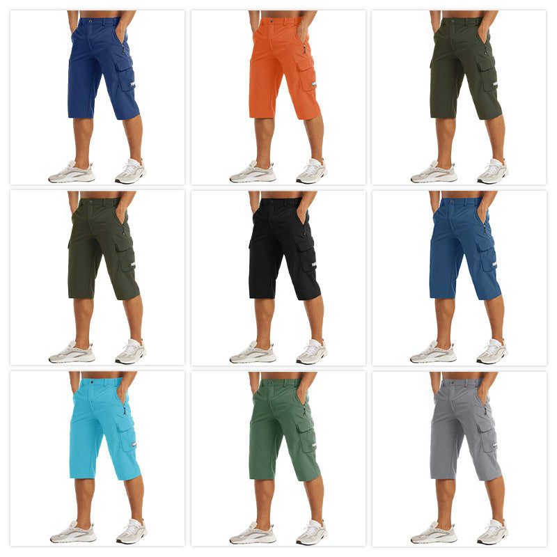 Men's Quick-Drying Tactical Multi-Pocket Cargo Shorts