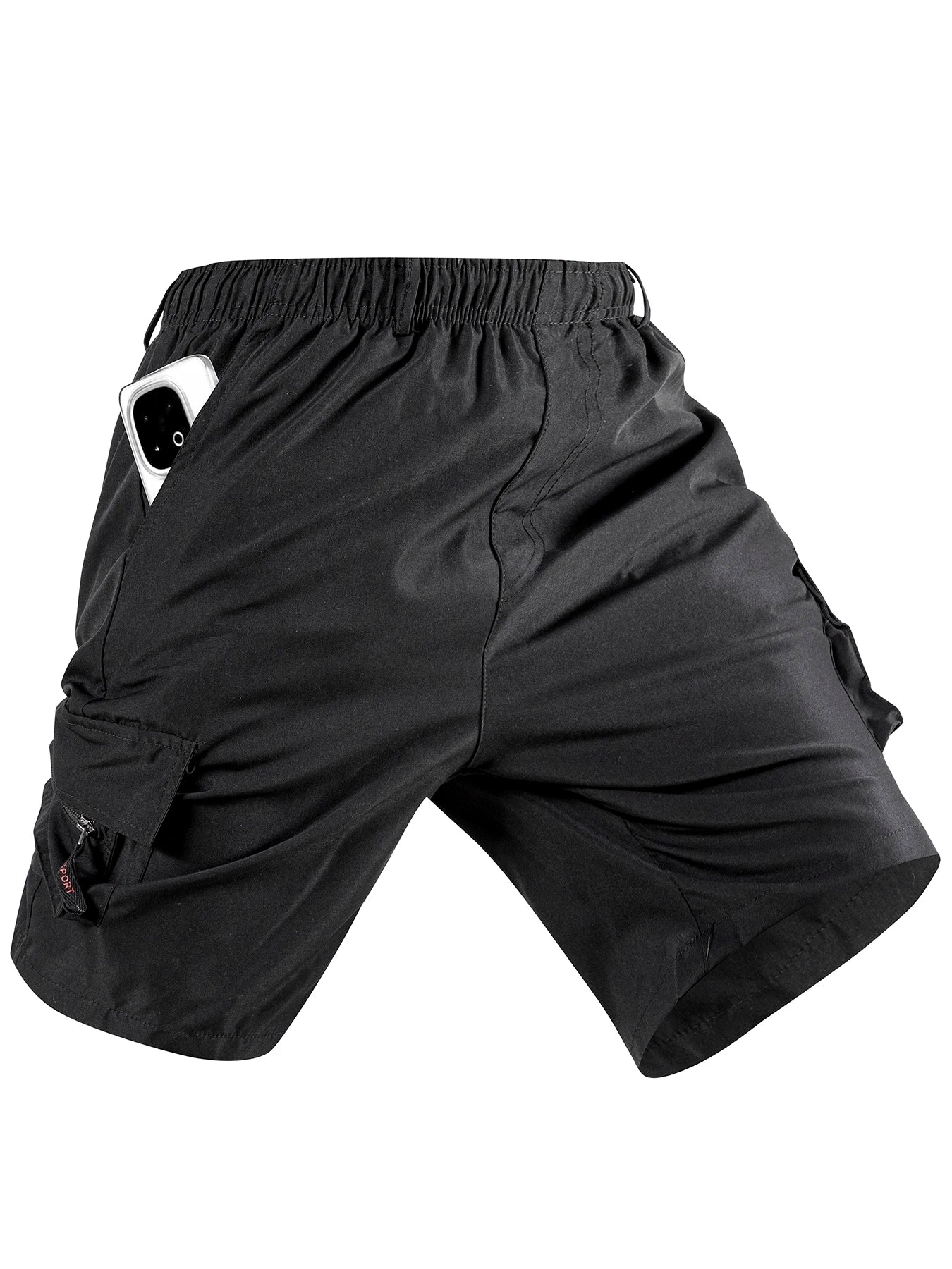 Men's Multi-Pocket Camouflage Cargo Shorts