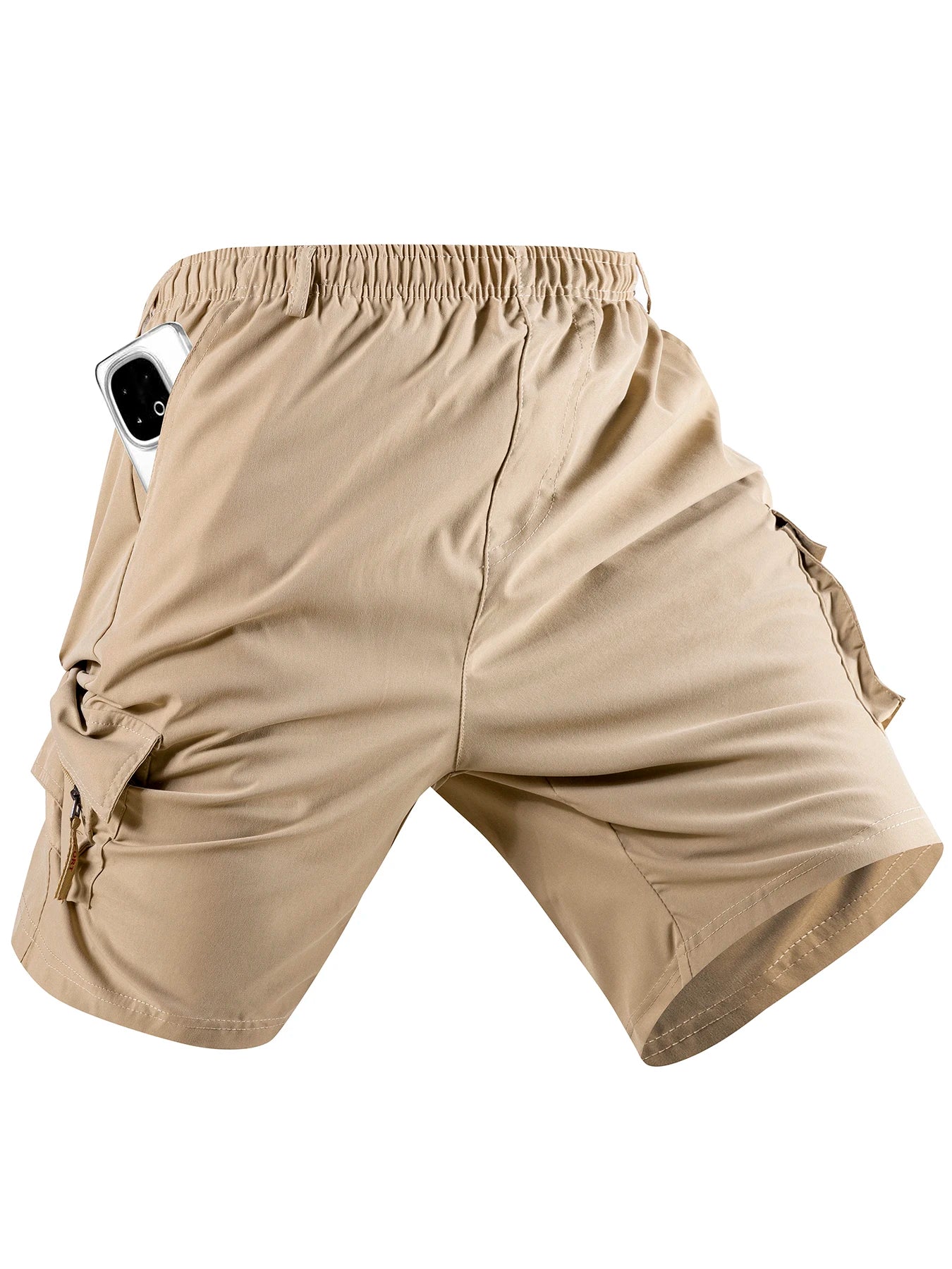 Men's Multi-Pocket Camouflage Cargo Shorts