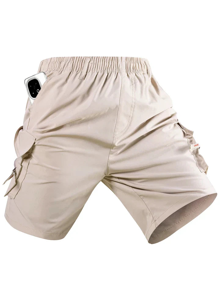 Men's Multi-Pocket Camouflage Cargo Shorts