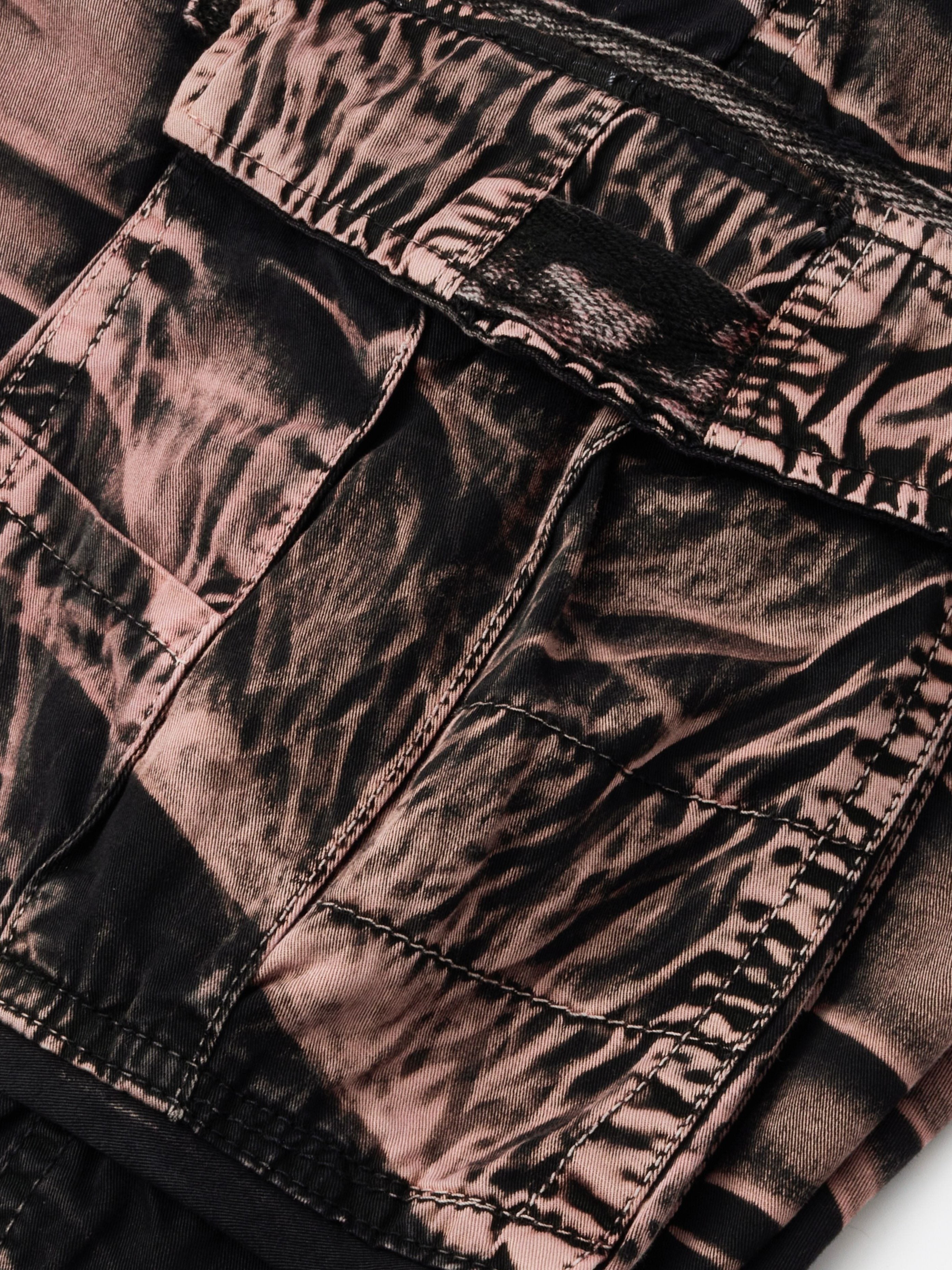 Crestsport Camo Pattern Cotton Cargo Shorts