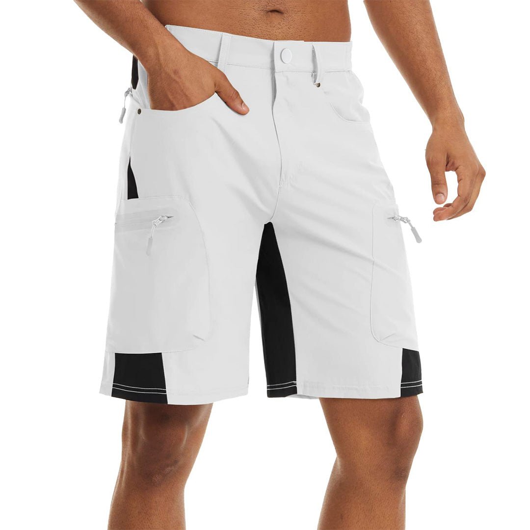 Men's Quick Dry Multi Pockets Hiking Cargo Shorts