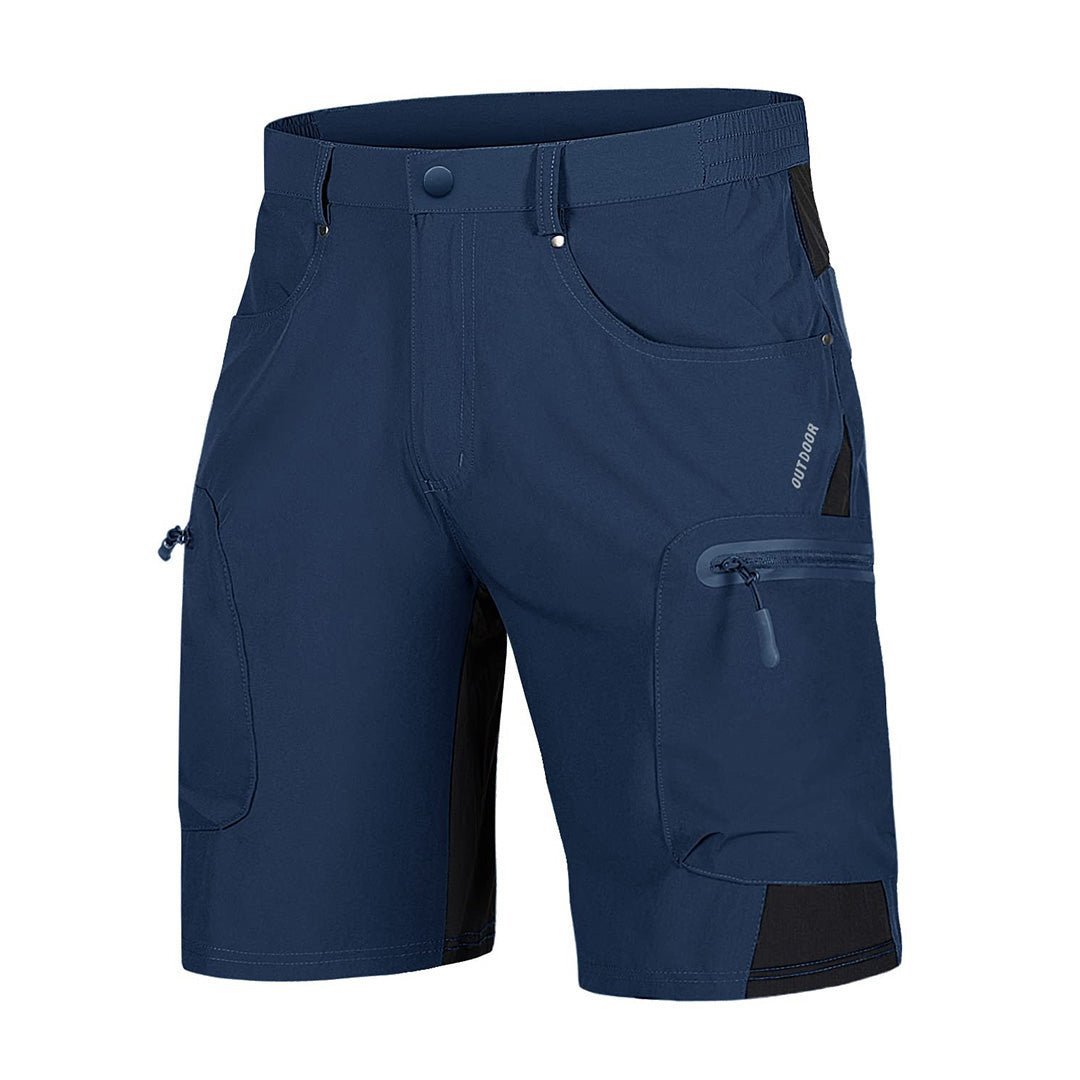 Men's Quick Dry Multi Pockets Hiking Cargo Shorts