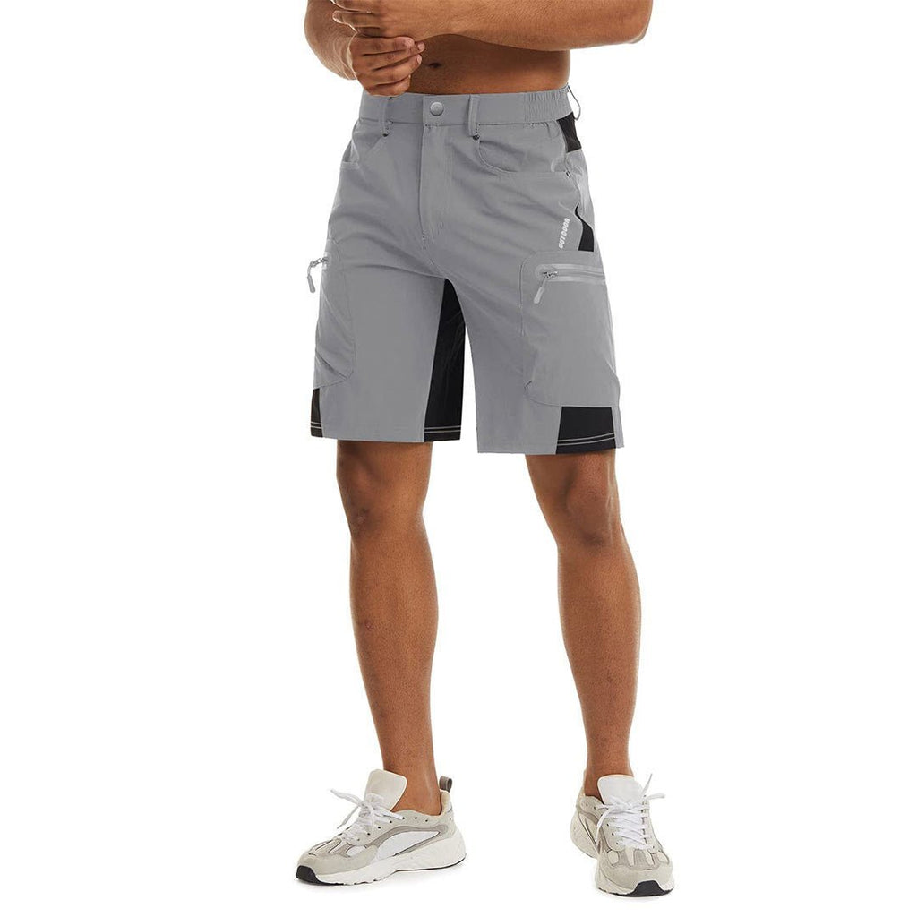 Men's Quick Dry Multi Pockets Hiking Cargo Shorts
