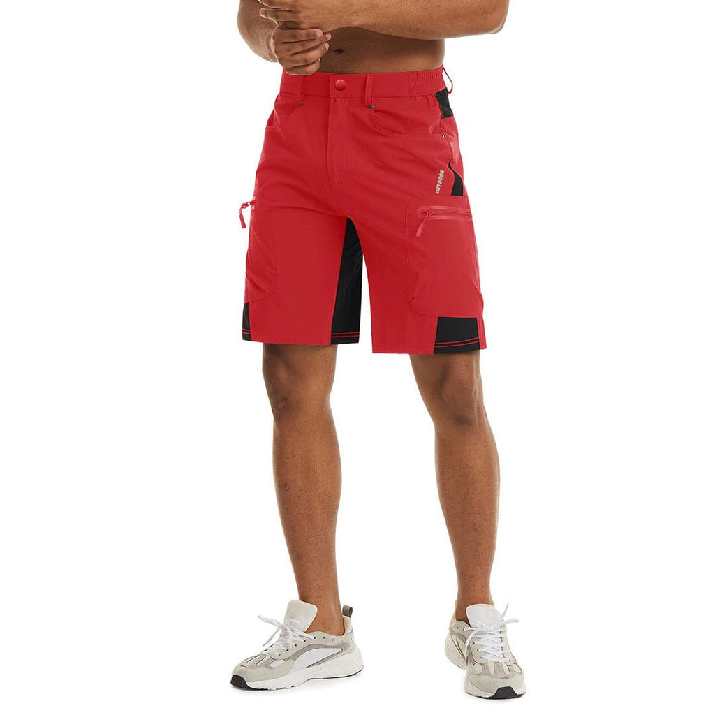 Men's Quick Dry Multi Pockets Hiking Cargo Shorts