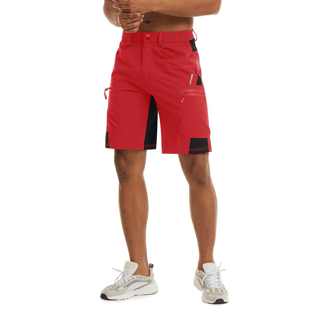 Men's Quick Dry Multi Pockets Hiking Cargo Shorts