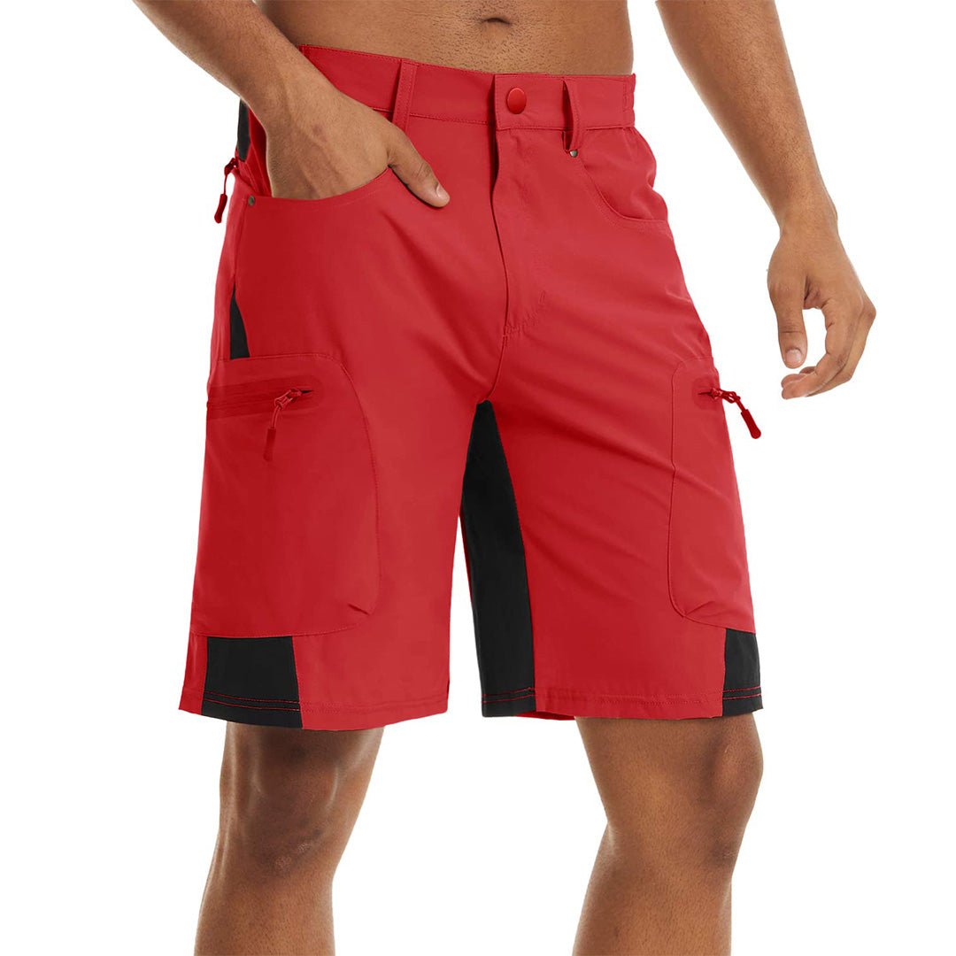 Men's Quick Dry Multi Pockets Hiking Cargo Shorts