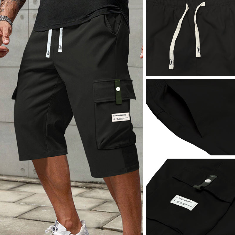 ⏳LAST DAY SALE 50% OFF !!📢Men's Casual Drawstring Capri Cargo Pants-Buy 2 Get Free Shipping Today!
