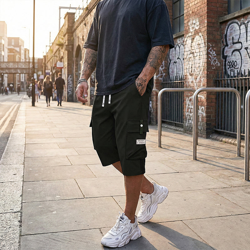 ⏳LAST DAY SALE 50% OFF !!📢Men's Casual Drawstring Capri Cargo Pants-Buy 2 Get Free Shipping Today!
